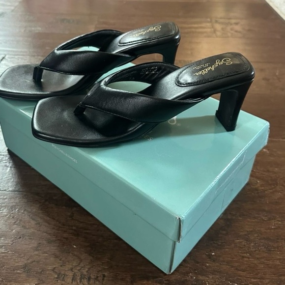 Seychelles EGO Black Leather Sandals – Women’s Size 7.5, Brand New, Retail $109 - Picture 9 of 13